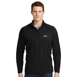 MEN'S STRETCH HALF ZIP PULLOVER